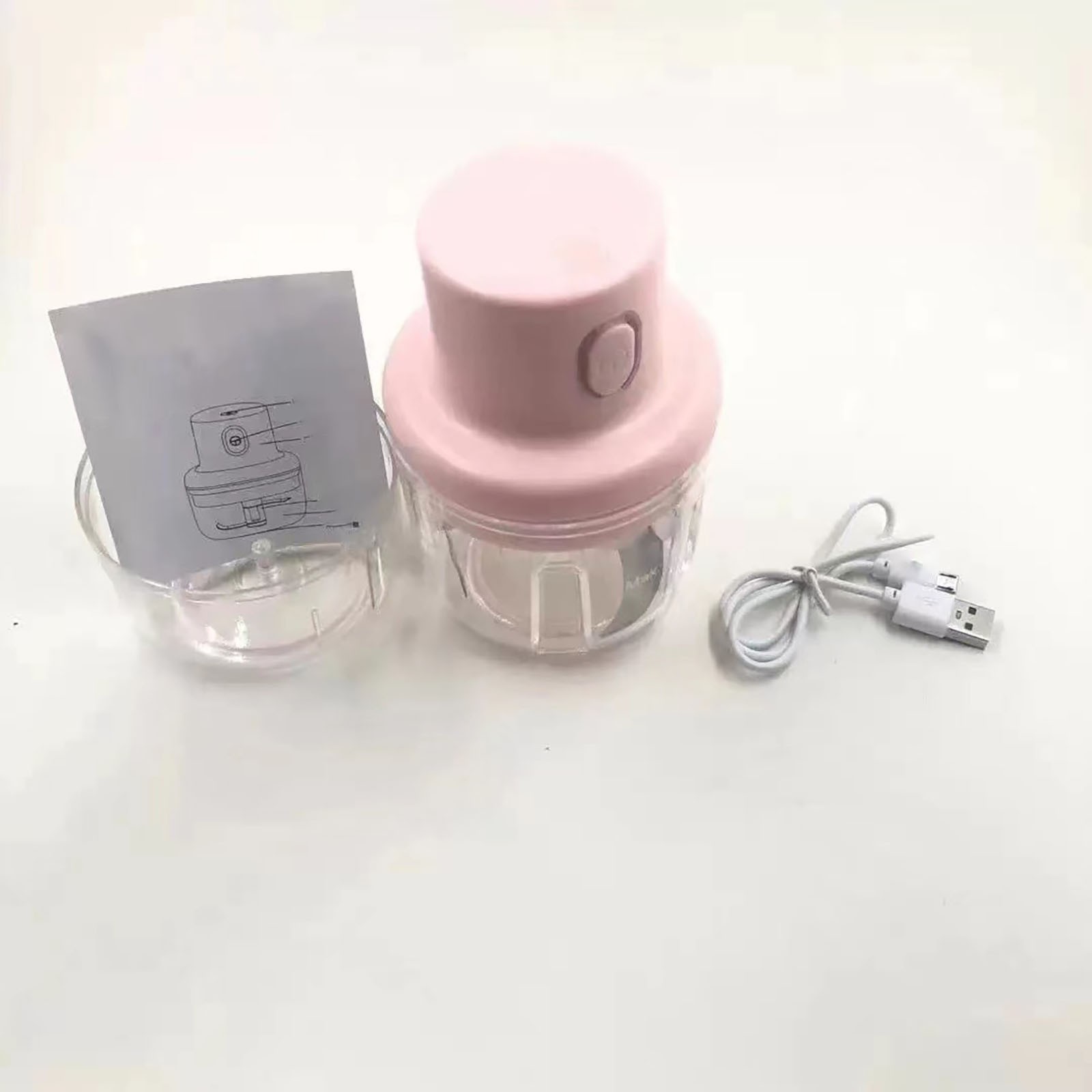 Food Blender Household Meat Grinder Baby Baby Food Processor Garlic Grinder Mini Electric Garlic Pounder, Dusknt Food Blender Big Sale Kitchen Mixer, 1*Mixer, 1*Power Cord